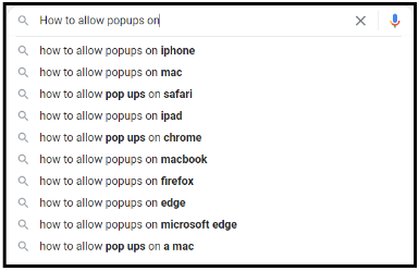 Allow Popups